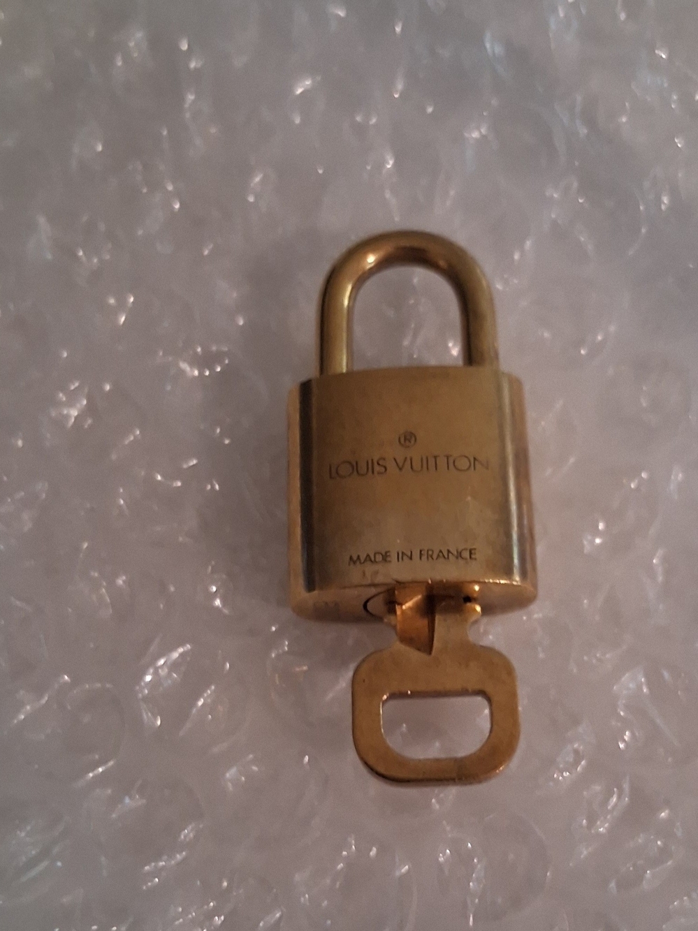 LV Gold Tone #309 Lock and Key